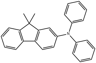 N,N-二苯基-2(9,9-二甲基芴)胺 结构式