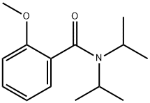 N,N-二异丙基-2-甲氧基苯甲酰胺 结构式