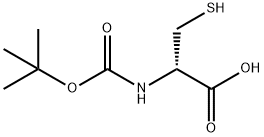 BOC-D-半胱氨酸 结构式