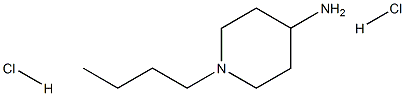 N-丁基-4-氨基哌啶二盐酸盐 结构式