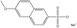 sodiuM 6-Methoxynaphthalene-2-sulfonate 结构式