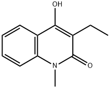 3-乙基-4-羟基-1-甲基喹啉-2(1H)-酮 结构式