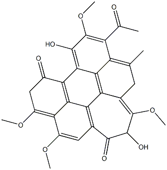 竹红菌丙素 结构式