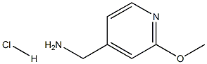 (2-甲氧基吡啶-4-基)甲胺盐酸盐 结构式
