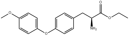 O-(4-甲氧苯基)-L-酪氨酸乙酯 结构式