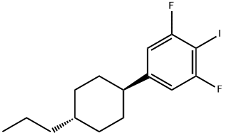 4-(4-异丙基环己烷基)-2,6-二氟碘苯 结构式