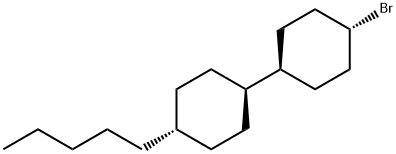 反式,反式-4-溴-4'-戊基双环己烷 结构式