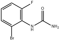 N-(2-BroMo-6-fluorophenyl)urea 结构式