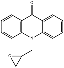 10-(环氧乙烷-2-基甲基)吖啶-9(10H)-酮 结构式