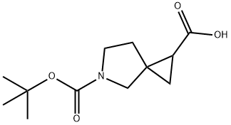 5-BOC-5-氮杂螺[2.4]庚烷-1-羧酸 结构式