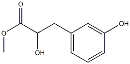 2-羟基-3-(3-羟基苯基)丙酸甲酯 结构式