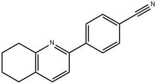 4-(5,6,7,8-Tetrahydroquinolin-2-yl)benzonitrile 结构式