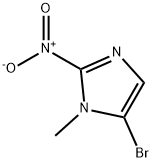 5-溴-1-甲基-2-硝基咪唑 结构式