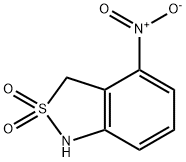 4-硝基-1,3-二氢苯并[C]异噻唑2,2-二氧化物 结构式