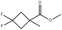 Methyl 3,3-difluoro-1-Methylcyclobutanecarboxylate 结构式