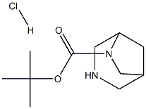 3,6-二氮杂双环[3.2.1]辛烷-6-羧酸叔丁酯盐酸盐 结构式