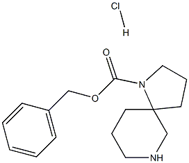 1-Cbz-1,7-diaza-spiro[4.5]decane hydrochloride 结构式