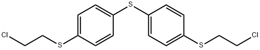 双(4-(氯甲基硫基)苯基)硫烷 结构式