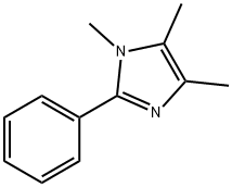 1,4,5-三甲基-2-苯基-1H-咪唑 结构式