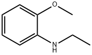 N-乙基-2-甲氧基苯胺 结构式