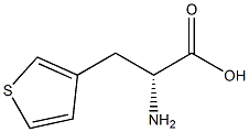 (R)-2-氨基-3-(噻吩-3-基)丙酸 结构式