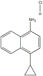 1-环丙基-4-萘胺盐酸盐 结构式