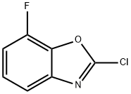 2-氯-7-氟苯并[D]噁唑 结构式