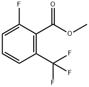 2-氟-6-三氟甲基苯甲酸甲酯 结构式