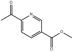 6-乙酰基烟酸甲酯 结构式