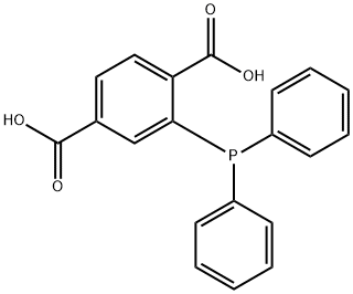 2-(二苯基膦基)对苯二甲酸 结构式