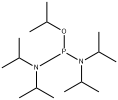 双(二异丙基氨基)(2-异丙氧基)膦 结构式