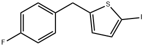 2-(4-氟苄基)-5-碘噻吩 结构式