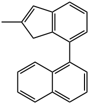 2-甲基-7-(1-萘基)茚 结构式
