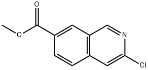 Methyl 3-chloroisoquinoline-7-carboxylate 结构式