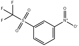 1-硝基-3-(三氟甲基)磺酰基苯 结构式