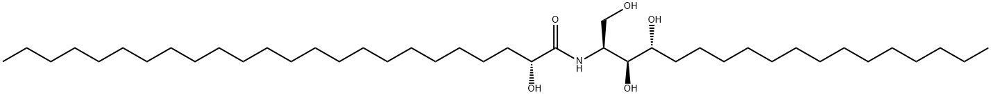 2-(2'-HYDROXYTETRACOSANOYLAMINO)-OCTADECANE-1,3,4-TRIOL 结构式