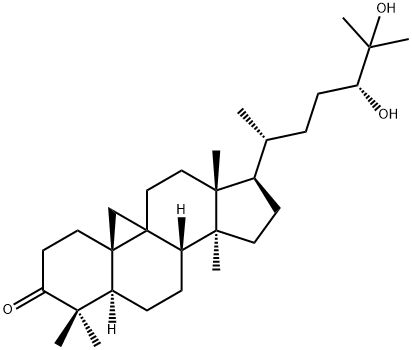 24,25-二羟基环木菠萝烷-3-酮 结构式