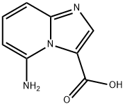 5-氨基咪唑并[1,2-A]吡啶-3-甲酸 结构式