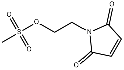 2-(2,5-dioxo-2,5-dihydro-1H-pyrrol-1-yl)ethyl Methanesulfonate 结构式