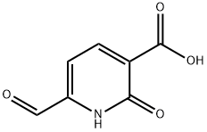 6-甲酰基-3-羧基-2-吡啶酮 结构式
