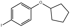 1-Cyclopentyloxy-4-iodo-benzene 结构式
