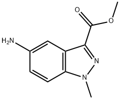 Methyl 5aMino1Methyl1Hindazole3carboxylate 结构式