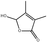5-羟基-3,4-二甲基-2(5H)-呋喃酮 结构式