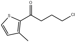 4-Chloro-1-(3-Methyl-2-thienyl)-1-butanone 结构式