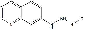 6-肼基喹啉盐酸盐 结构式