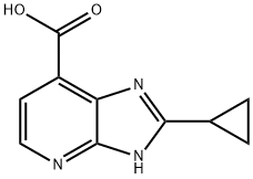 3H-IMidazo[4,5-b]pyridine-7-carboxylic acid, 2-cyclopropyl-