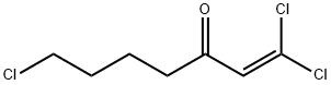 1,1,7-三氯-1-庚烯-3-酮 结构式
