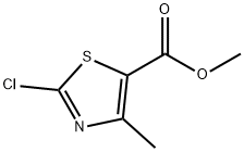 2-氯-4-甲基噻唑-5-甲酸甲酯 结构式