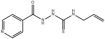 4-Pyridinecarboxylic acid, 2-[(2-propen-1-ylaMino)thioxoMethyl]hydrazide 结构式