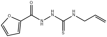 N-烯丙基-2-(呋喃-2-羰基)肼-1-碳硫酰胺 结构式